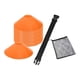 thumbnail image 4 of Conos de Fútbol para Entrenamiento Conos de Entrenamiento de Fútbol para Ejercicios Conos Deportivos Flexibles Naranja para Juegos Infantiles en Inter 40 piezas, 4 of 8