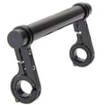 thumbnail image 3 of QualitChoice Bike Handlebar Extender Extension Bracket Flashlight Holder Mounting Rack Frame Attachment Road Mountain Accessories Dual Clamp Black 1Set, 3 of 6