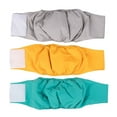 thumbnail image 5 of Lulfy Comfortable Male Dog Physiological Pants Wrap for Puppy Pet - Soft Sanitary Underwear Belly Band Nappies - Breathable Cloth Cotton Diaper Wraps for Boy Dog, 5 of 6