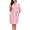 Pink, variant on MAYFISH Women's 100% Cotton Summer Short Robes Lightweight Spa Robe Soft Knit Kimono Bathrobes with Pockets (Dusty Rose,S)