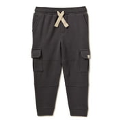 easy-peasy Baby and Toddler Boy French Terry Cargo Joggers, Sizes 12M-5T