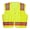 Yellow, variant on Premium High Visibility Hi Vis Safety Vest - Fluorescent - 100% Poly Knit (X-Large, Fluorescent Orange)