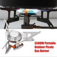 thumbnail image 4 of 3500W Portable Outdoor Picnic Gas Burner Foldable Backpacking Camping Mini Metal Stove, 4 of 5
