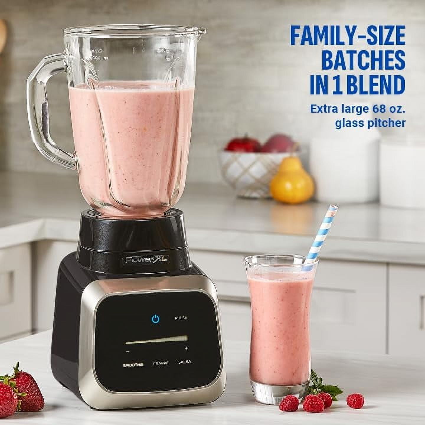 Power Pressure Cooker XL 1800 W 68 oz 10-Speed Blender, Black