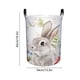 thumbnail image 3 of Cesta de almacenamiento para ropa sucia de Pascua con asas, plegable, para decoración del hogar, ropa de fiesta, juguetes, organizadores, cestas de Pascua, ideas de regalo, cesta de lino., 3 of 6