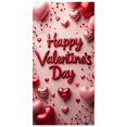 thumbnail image 2 of Romantic Valentine's Day Heart Roses Backdrop Banner Decorations Party Supplies Photography Props Background Valentine's Day Event, 2 of 4