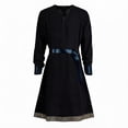 thumbnail image 2 of Medieval Tunic Robe, Belt Bracers Viking, Renaissance Long Shirt, Costume Historical, Medieval Tunic Robe With Belt and Bracers Viking Renaissance Long Shirt Costume for Renaissance Fair, Black L, 2 of 8