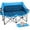 Blue-59.4"W x 22.8"D x 37"H, variant on Sunyrisy Oversized Double Camping Chair, Folding 2-Person Loveseat with Fully Padded Seats, Heavy-Duty Duo Camping Couch, Portable Lawn Chair with Carrying Bag