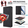 thumbnail image 2 of RFID Blocking Leather Wallet Phone Case for iPhone 17, 2 of 5