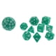 thumbnail image 4 of 10 dados multicara D4 D6 D8 D10 D12 D20 D24 D30 D60 Set Dungeons D&amp;D RPG Verde, 4 of 9