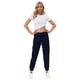 thumbnail image 5 of Pantalones cargo MoFiz para mujer, ligeros, para exteriores, color azul marino, talla L, 5 of 7
