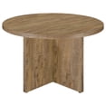 thumbnail image 5 of Jamestown Round 47-inch Composite Wood Dining Table Mango, 5 of 7
