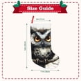 thumbnail image 3 of Defioc Whimsical Owl On Branch for Christmas Stockings 18" Personalized Holiday Stocking for Family, Farmhouse Decor, Xmas Tree Decoration, 1 Pack, 3 of 7