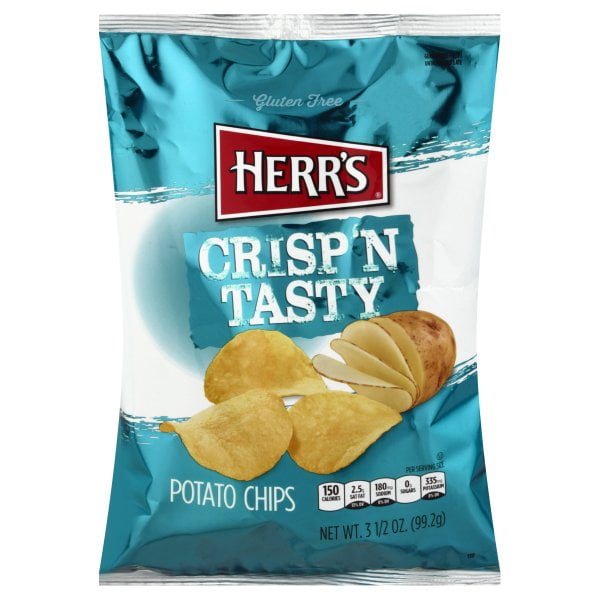 Herr Foods Herrs Potato Chips, 4.5 oz