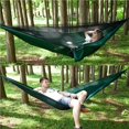 thumbnail image 4 of ruzhgo Ultralight Net Hammock Full Automatic Speed Open Aerial Tent Parachute Cloth 2 Person Hammock No.3, 4 of 6