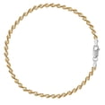 thumbnail image 1 of Chaînette Style Singapourien Blanche et Jaune en Argent Sterling, 10 Po, 1 of 1