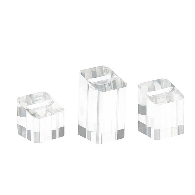 3 Unids / Set Organizador de Soporte de Exhibición de Joyería de de Acrílico Tamaño S / M / L