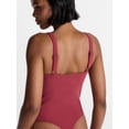 thumbnail image 3 of No Boundaries Seamless V Neck Bodysuit, Women's XXS-XXL, 3 of 5