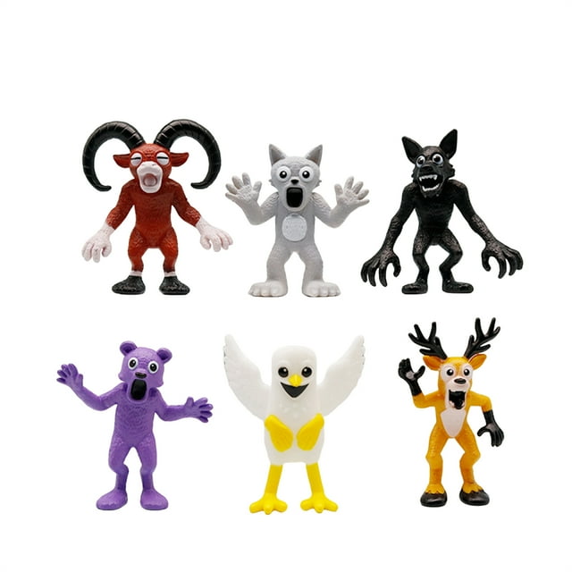 Action Figure 99 Nights In The Forest | Set 10 Pezzi Con Cervo Gufo E Ariete Per Collezionisti