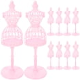 thumbnail image 1 of 10pcs ropa de muñeca maniquí de vestido de muñeca forma de pantalla de vestidos de muñeca stands modelo de vestidos de muñeca, 1 of 5