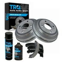 TRQ Rear Brake Shoes Kit & 2 Drums Kit Left & Right w/Chemicals BKA17070 Fits select: 1984-1997 HONDA CIVIC