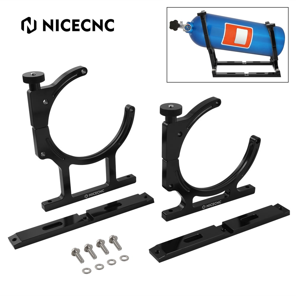 NICECNC Nitrous Oxide Nos Single Bottle Holder Bottle Billet Aluminum