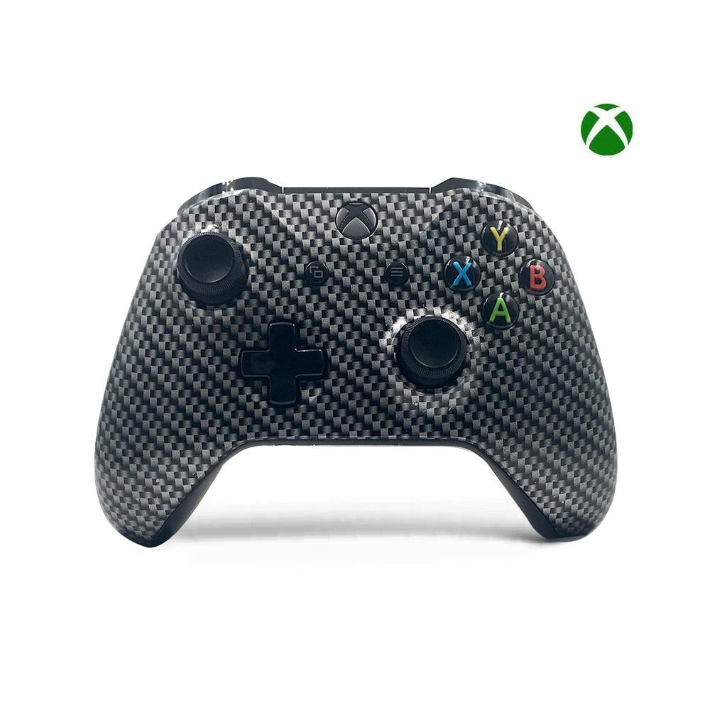 Lifetime Microsoft Xbox One S Wireless Controller Custom Shell Carbon Fiber Walmart Com Walmart Com - xbox one s custom controller shell roblox edition by