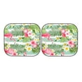 thumbnail image 4 of Picia Tropical Flamingo 2 Piece Car Windshield Sun Shade Foldable | Foldable Sun Shield for Front Window Blocks UV Rays and Keeps Your Vehicle Cool-Medium, 4 of 7
