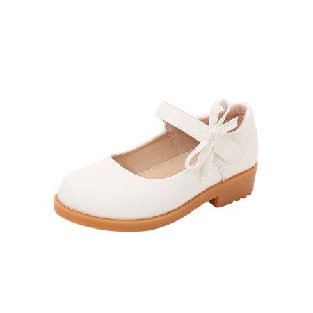 

Ymiytan Girl s Comfort Flats Wedding Soft Low Top Mary Jane Big Kid Party Casual Flat Dress Shoes