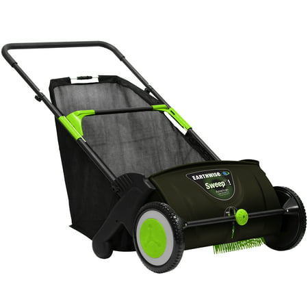 Openbox Earthwise Lsw70021 Sweep It 21-inch Push Lawn Sweeper With Removable 2.