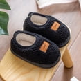 thumbnail image 2 of XXWXYD Baby Kids Plush Ankle Warm Slippers Non-Slip Winter House Shoes for Toddler Boys Girls Lightweight 𝖢ozy Indoor, 2 of 5