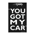 thumbnail image 2 of Rogan, Mark 25x32 White Modern Wood Framed Museum Art Print Titled - John Wick Got My Car, 2 of 4