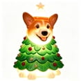 thumbnail image 2 of ZENVIVE Freestanding Lighted Dog Blow Mold Christmas Decoration, Corgi Statue with Christmas Design, Cute Resin Light Decor with Warm LED Glow for Indoor, Outdoor, Yard, Patio, Garden & Display, 2 of 9