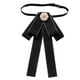 thumbnail image 5 of Corbata de lazo preanudada para mujer, elegante para eventos formales, versátil y sin arrugas. Negro, 5 of 9