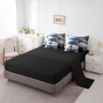 thumbnail image 5 of Manfei Happy Valentine's Day Bedding Comforter Set 7pcs for Female Men,Romantic Couple Lover Queen Bedding Sets Super Cozy,Love Heart Print Queen Sheet Sets,Microfiber Bedroom Decor,Reversible, 5 of 8