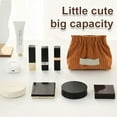 thumbnail image 3 of Corduroy Elastic Hair Tie Organizer and Small Round Pocket Mirror,Hair Tie Organizer Pocket,Makeup Bag,Lipstick Bag,Portable Travel Makeup Bag,Squeeze Top Coin Purse for Women, 3 of 7