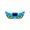 Bluethree, variant on Solar Powered Devil's Eye Led Strobe Light, Eye-Catching Lighting Effect, Easy Installation Design, Special Warning Lamp for Car Windshield Trucks Suvs & Vehicle Exterior Decoration