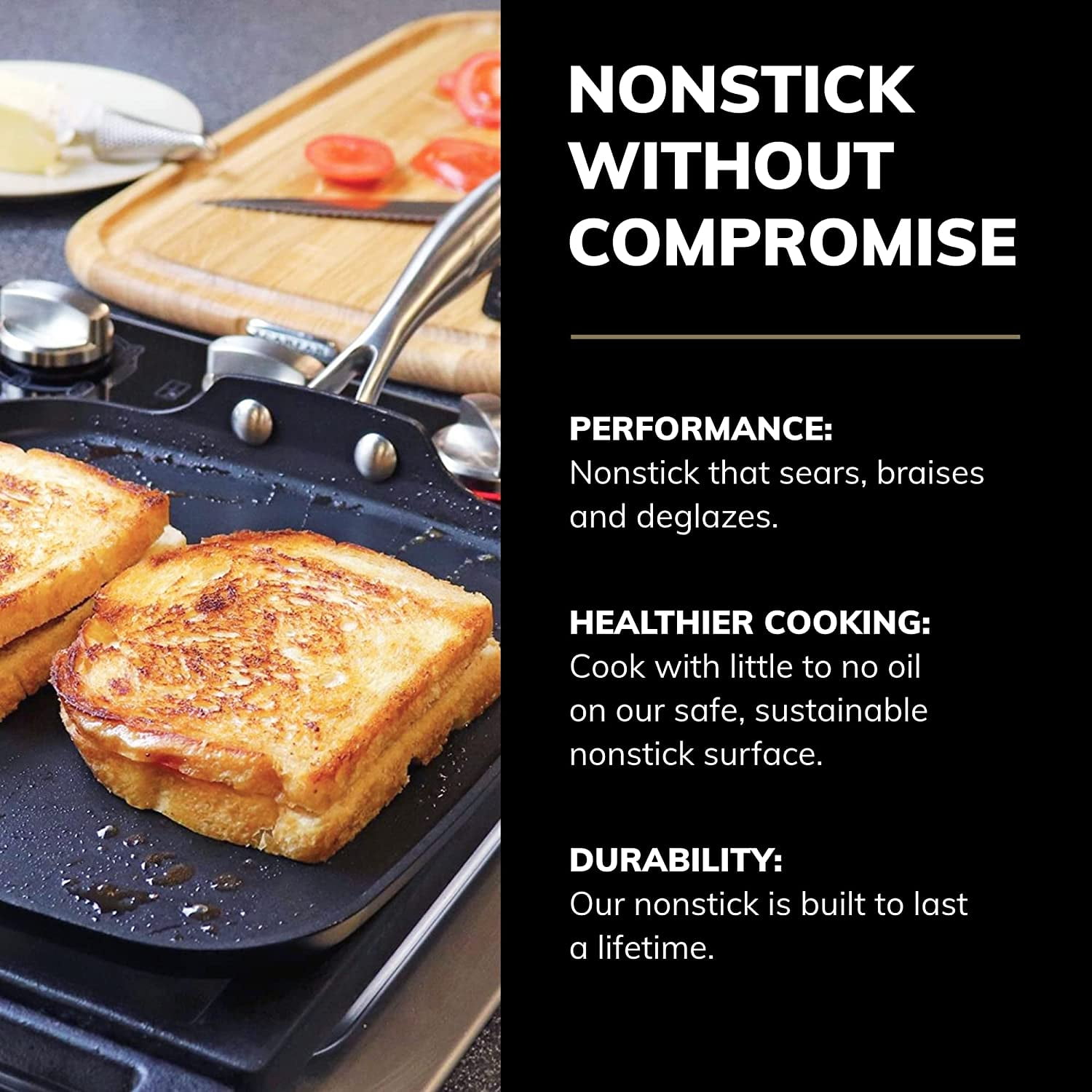 Scanpan Professional Griddle, 11-Inch by 11-Inch