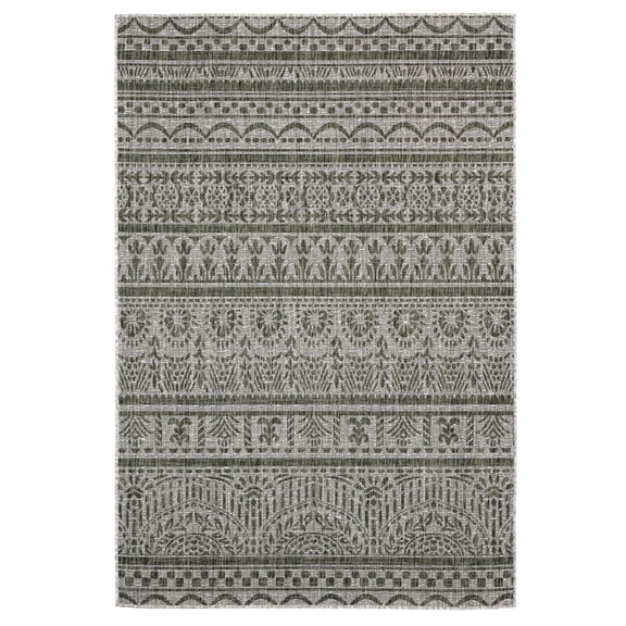 United Weavers Augusta Indoor/Outdoor Area Rug 3900 10145 Diani Green 5' 2" x 7' 6" Rectangle