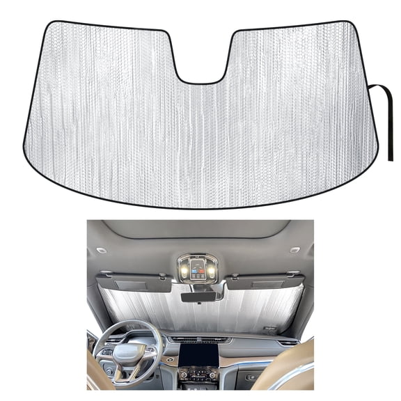 Windshield Sunshade for 2021-2026 Jeep Grand Cherokee L SUV (Does Not fit Grand Cherokee)