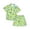 V76-Green, variant on WhouRiu Boys Summer Outfits Short Sleeve Button Down Shirts And Shorts Sets Kids Casual Cute Clothes