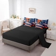 thumbnail image 3 of Erosebridal Eat Sleep Bedding Twin Size, American Football Bedding Sets Twin Size, Soccer Lover Decor, Reversible 7-Piece, 3 of 5