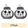 (2 pack) NUK Disney Learner Cup, Mickey Mouse 5 oz Soft Spout Sippy Cup, 6+ Months, Unisex