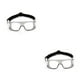 thumbnail image 2 of Sonducket Gafas deportivas para hombre, gafas protectoras lavables reutilizables portátiles, gafas de fútbol para baloncesto, gafas ajustables, gris claro 2Conjunto, 2 of 6