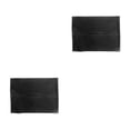 thumbnail image 3 of Sidaley Caja de servilletas para parasol de coche, reposabrazos de cuero PU, soporte de papel, caja de pañuelos, negro Negro 2piezas, 3 of 6