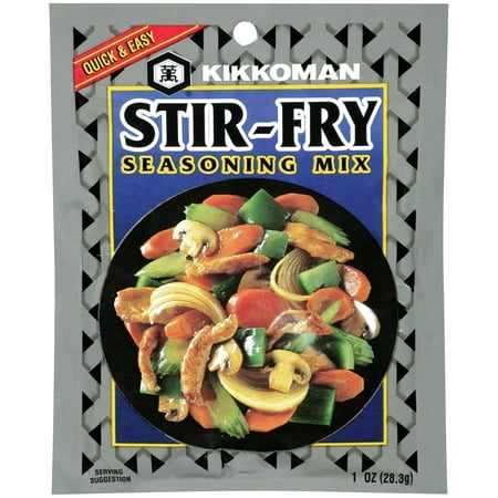 (4 Pack) Kikkoman Stir-Fry Seasoning Mix, 1.0 OZ