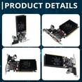 thumbnail image 5 of GT 610 1G Ultra-Fast Graphics Card 1GB 64Bit DDR3 810/500MHz PCI-E 1.1 X16 Desktop Small Chassis PC Gaming Graphics Card, 5 of 6
