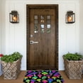 thumbnail image 6 of Daiia Design Name Door Mat Outdoor Indoor Hello Doormat, 16x24 Inch,Entry Rug Non-Slip Washable Indoor Door Mat, Small Oriental Accent Throw Rug For Bedroom Kitchen Entryway Bathroom, 6 of 9