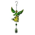 thumbnail image 2 of COFEST Colorful Angel Wind Chime: Iron Metal Craft with Glass Accents for Outdoor Beauty and Soothing Melodies B, 2 of 9