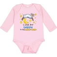 thumbnail image 3 of Inktastic I Love My Daddy to the Moon and Back Cute Sheep Boys or Girls Long Sleeve Baby Bodysuit, 3 of 5